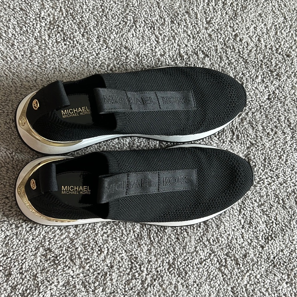 MICHAEL Michael Kors Bodie Logo Tape Mesh Slip-On Trainer